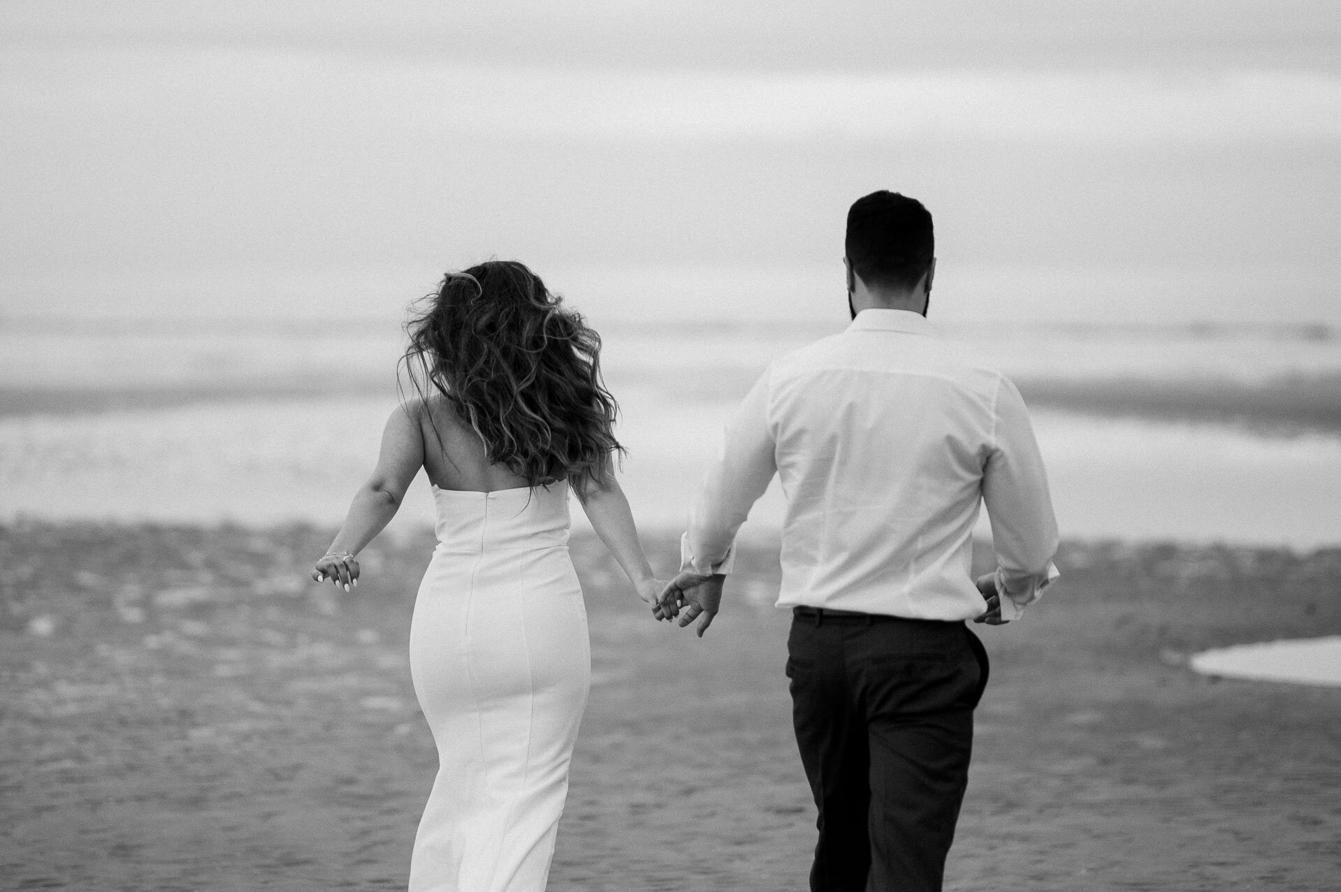 Demiana and Goergeuos - Camber Sands Golden Hour Beach Shoot - Laura Williams Photography-19.jpg