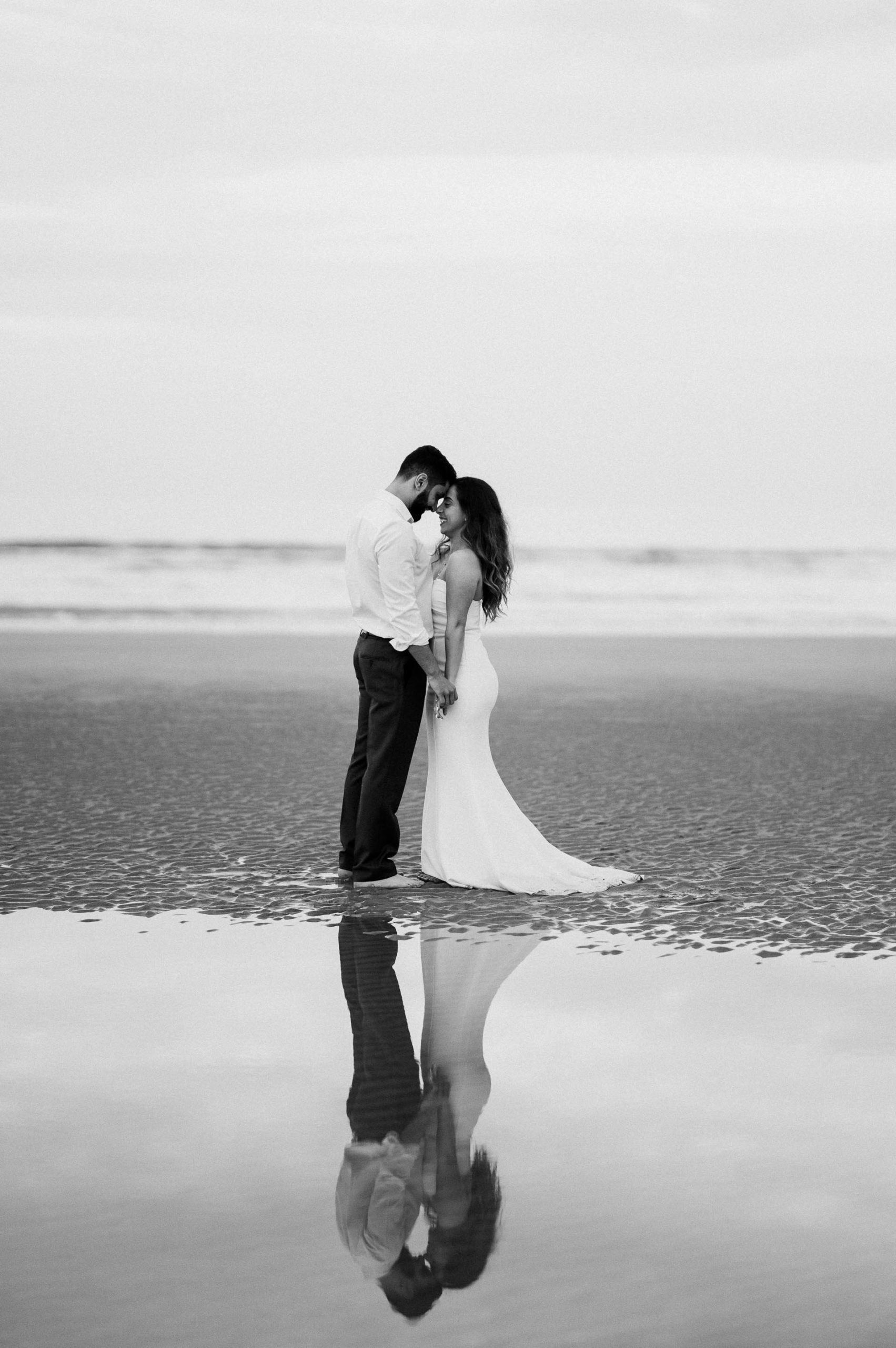 Demiana and Goergeuos - Camber Sands Golden Hour Beach Shoot - Laura Williams Photography-25.jpg