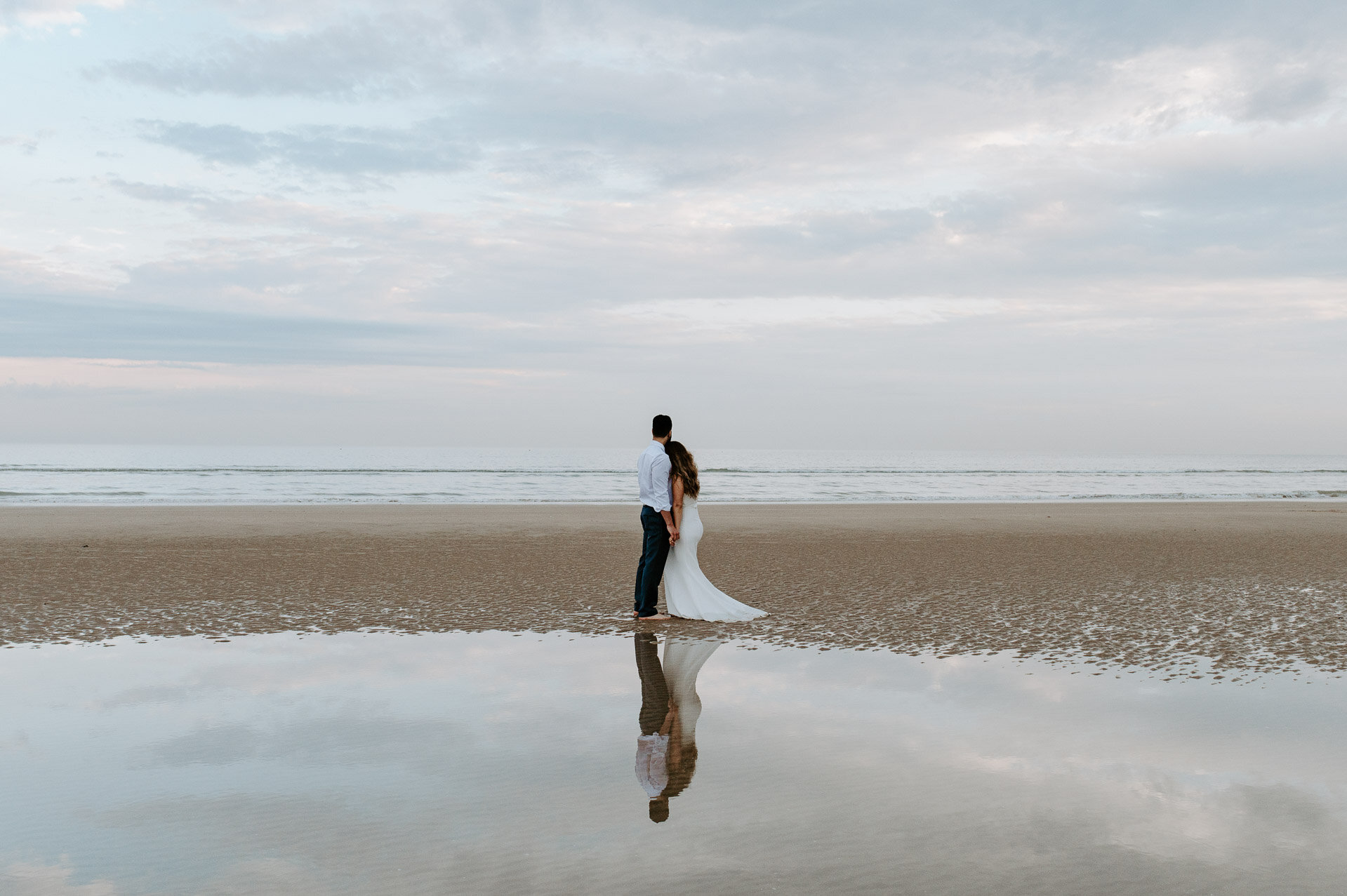 Demiana and Goergeuos - Camber Sands Golden Hour Beach Shoot - Laura Williams Photography-26.jpg