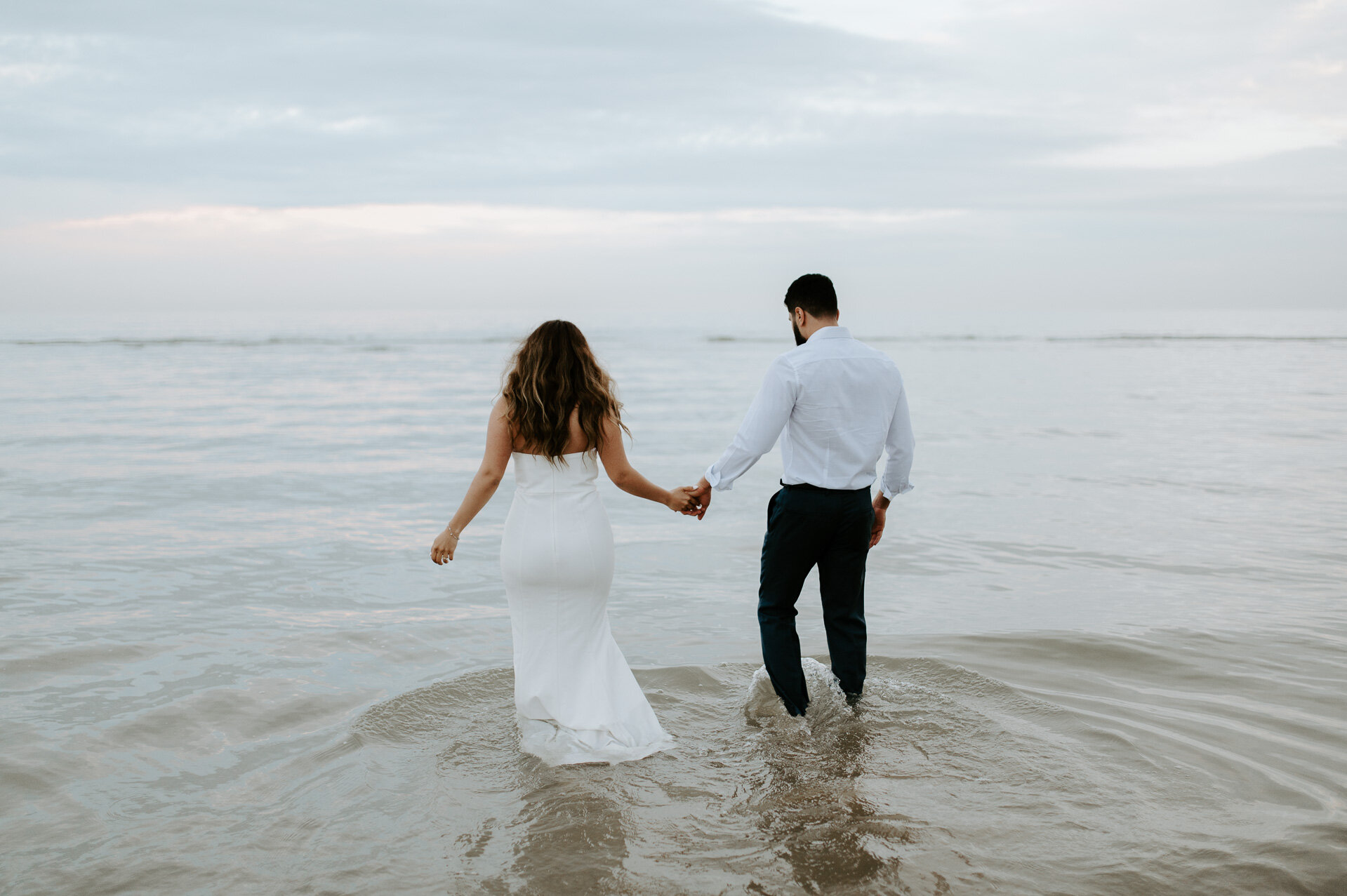 Demiana and Goergeuos - Camber Sands Golden Hour Beach Shoot - Laura Williams Photography-41.jpg