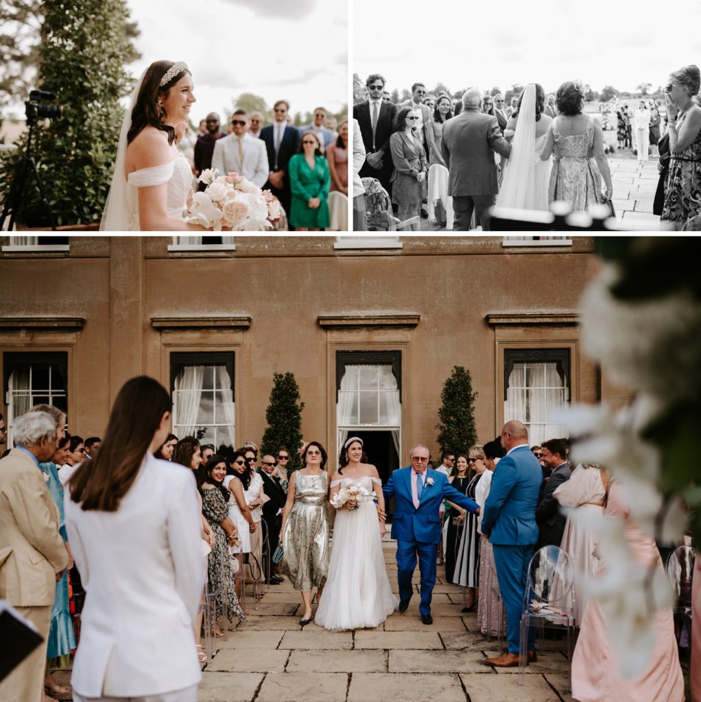 wedding ceremony at sibton park esate wilderness reserve
