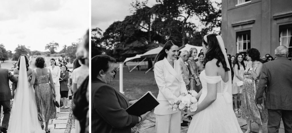 wedding ceremony at sibton park esate wilderness reserve