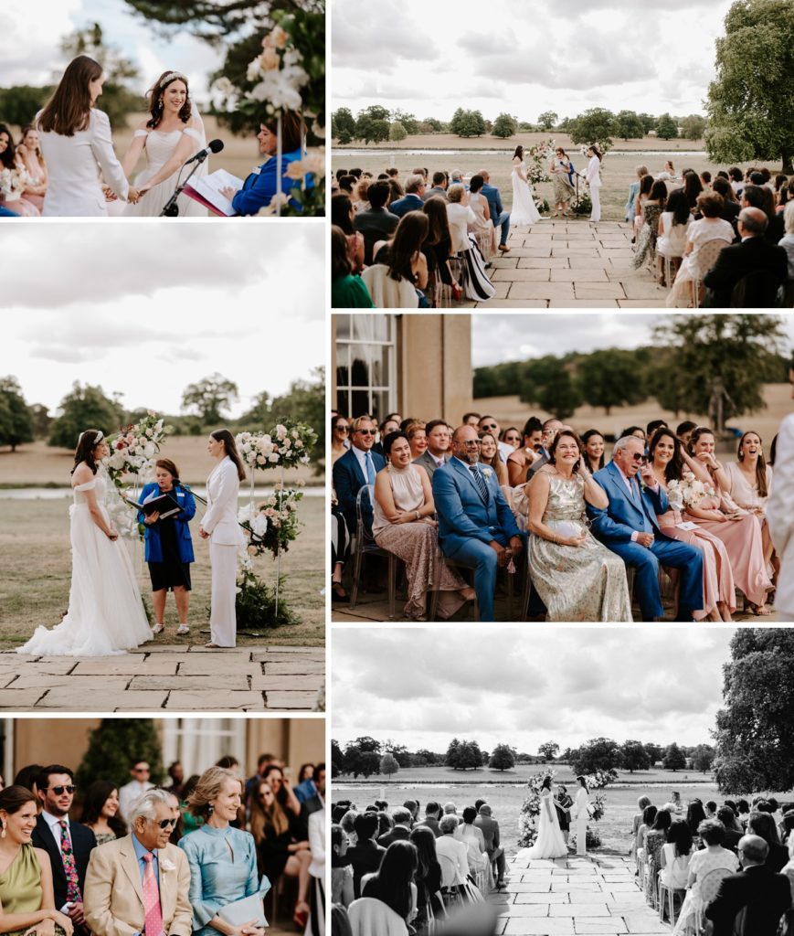 wedding ceremony at sibton park esate wilderness reserve