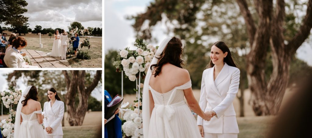 wedding ceremony at sibton park esate wilderness reserve