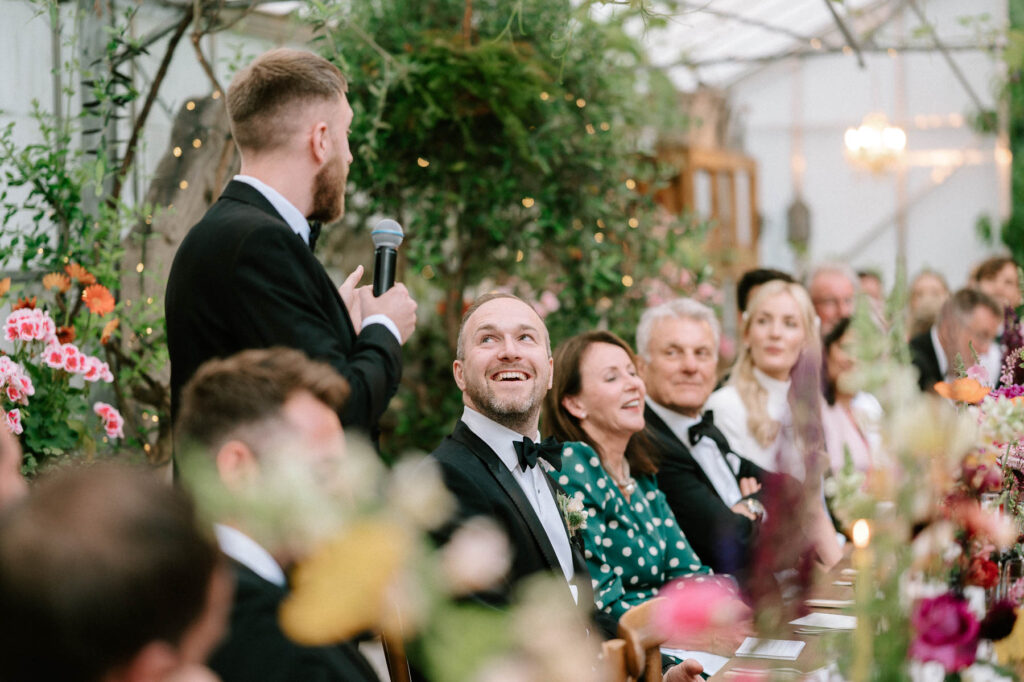 groom speech at West Green house gardens