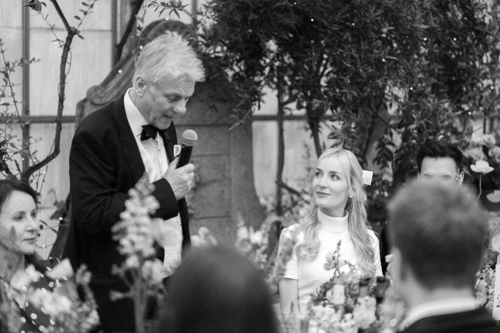 father of the bride wedding speech at West green house gardens