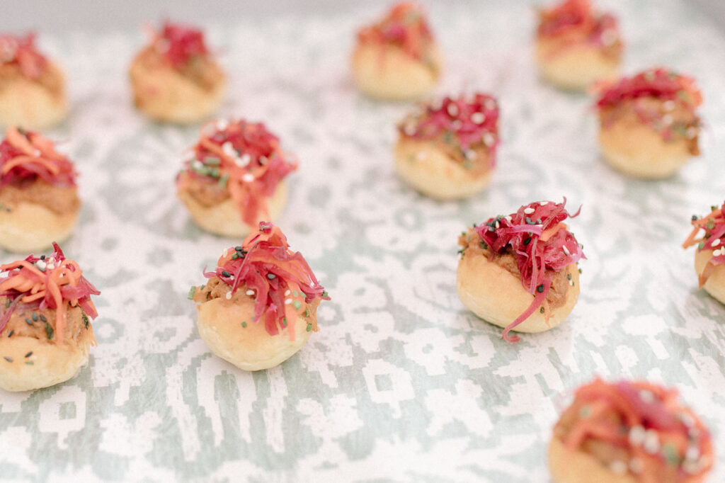wedding day canapes