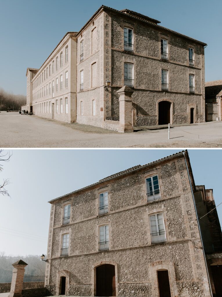 Colonia Rusinol wedding venue from the front