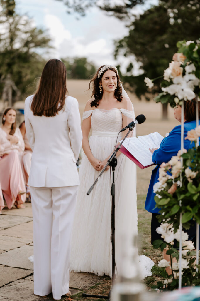 two brides getting married
