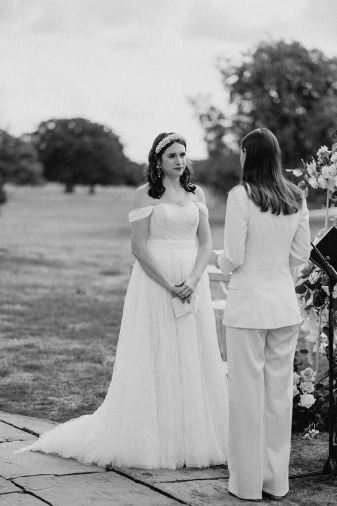 two brides sharing vows