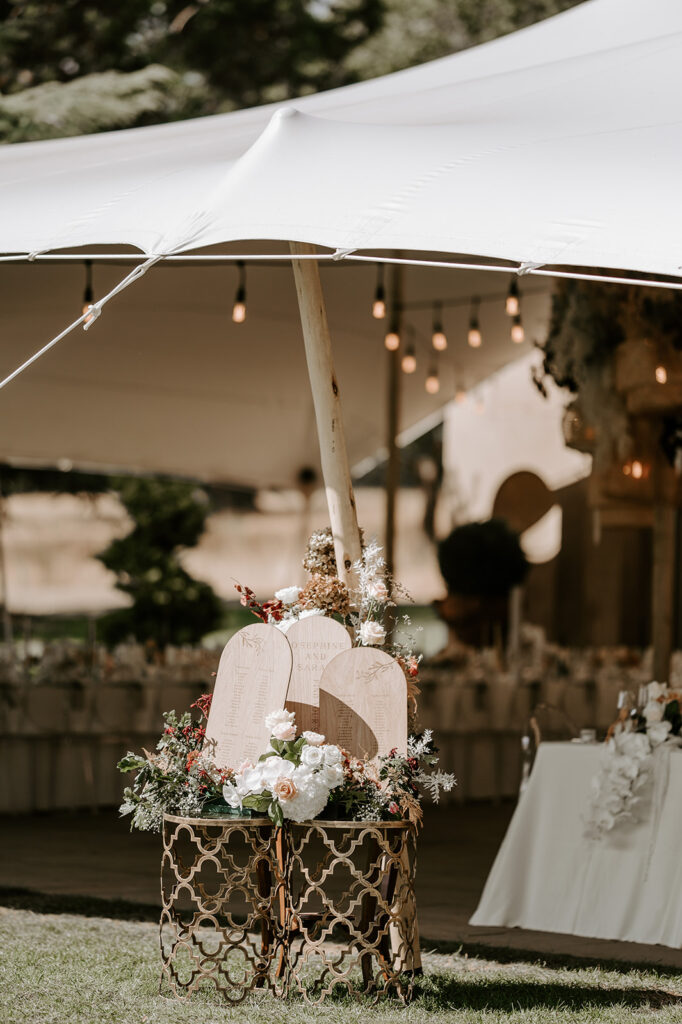 wilderness reserve marquee reception