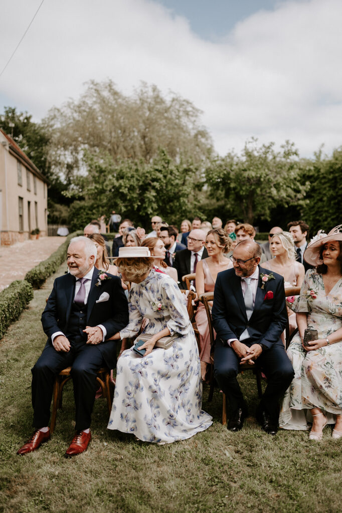 outdoor ceremony at retreat east