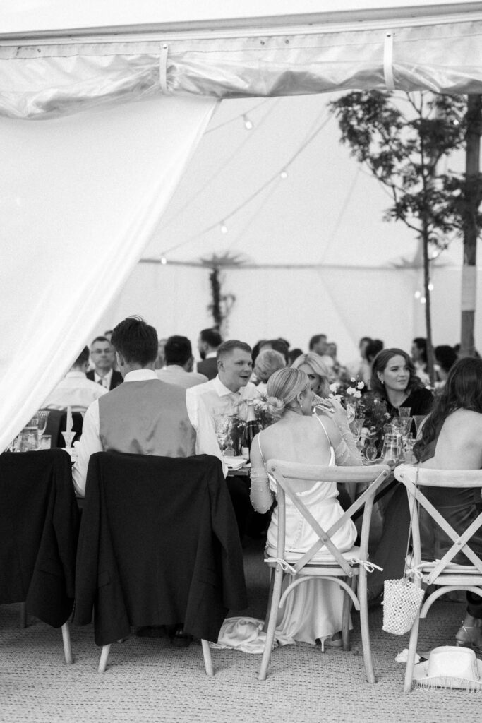 marquee wedding reception in suffolk